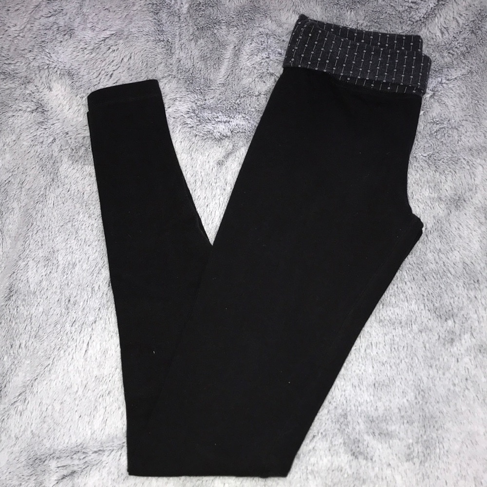 PINK FOLD OVER YOGA LEGGINGS